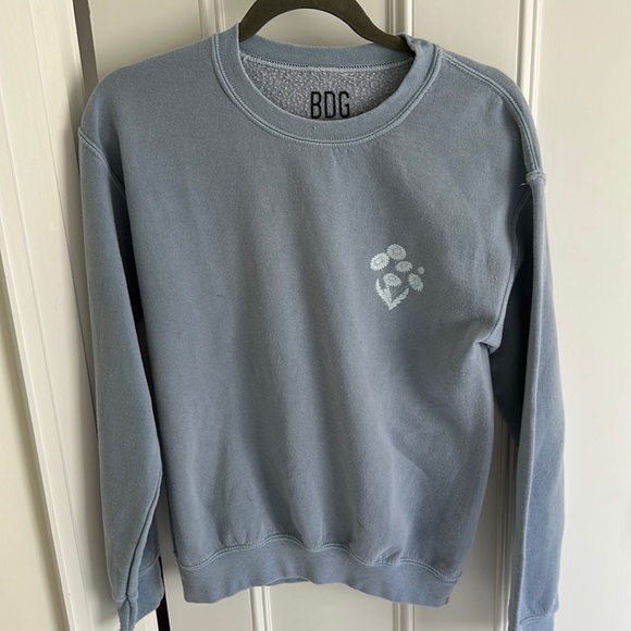 Light blue/grey BDG crewneck sweater - Picture 1 of 2